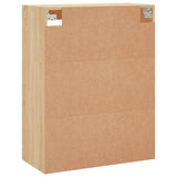 Wall Mounted Cabinet Sonoma Oak 69.5x34x90 cm 828487