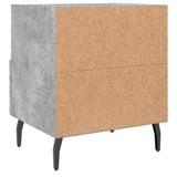 Bedside Cabinets 2 pcs Concrete Grey 40x35x47.5 cm Engineered Wood 827477