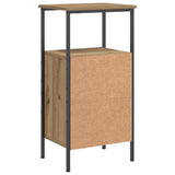Bedside Cabinet Artisan Oak 41x31x80 cm Engineered Wood 857248
