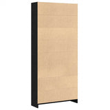 Bookcase Black Oak 80x24x176 cm Engineered Wood 862456