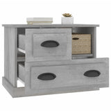 Bedside Cabinet Concrete Grey 60x39x45 cm 816364