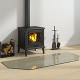 Fireplace Glass Plate Hexagon 120x50 cm 324143