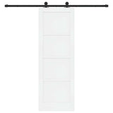 Sliding Door ORKDAL White 73.5 x 211 cm Solid Pine Wood 3333469