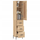 Highboard Sonoma Oak 34.5x34x180 cm Engineered Wood 3200204