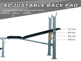4-Levels Adjustable Weight Bench Fitness Equipment with Barbell Rack-Black T3398P349192
