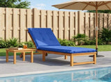 Sunlounger Cushion GEMERT 100% Polyester Royal Blue 947356