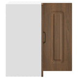 Kitchen Wall Corner Cabinet Kalmar Brown Oak Engineered Wood 853624