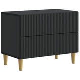 Bedside Cabinet Black 62 x 34.5 x 48 cm Engineered Wood 894546