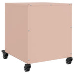 ZNTS Bedside Cabinets 2 pcs Pink 36x39x43.5 cm Steel 846629