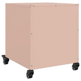 ZNTS Bedside Cabinets 2 pcs Pink 36x39x43.5 cm Steel 846629