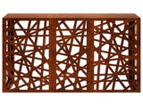 Air Conditioner Cover Rusty 110 x 50 x 80 cm Weathering Steel 8014170