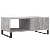 Coffee Table Grey Sonoma 90x50x36.5 cm Engineered Wood 830578