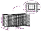 Gabion Raised Bed Silver 42033328