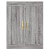 Highboard Grey Sonoma 69.5x34x180 cm Engineered Wood 3199735