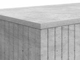 Console Table Concrete Grey 155 x 29 x 74 cm Engineered Wood 899889