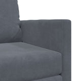 Sofa Bed Dark Grey 74 x 77 x 81 cm Velvet 4106613