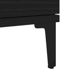 Sideboard with Drawer Black Oak 60 x 35 x 70 cm Engineered Wood 862596
