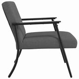Armchair Dark Grey 59 x 75 x 78 cm Fabric 42017691