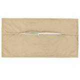 Cushion Cover 12 pcs HOUTEN Beige 40 x 80 cm Polyester 918276