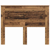 Headboard with Headboard Old Wood 135 cm Engineered Wood 887463