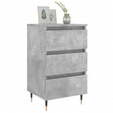 Bedside Cabinets 2 pcs Concrete Grey 40x35x69 cm Engineered Wood 826917