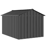 Dog House with Roof 113x153x101 cm Galvanised Steel 4100919