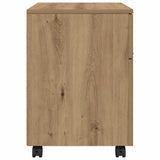 Mobile File Cabinet with Wheels Artisan Oak 45x38x54 cm Engineered Wood 856950