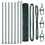 Welded Wire Fence with Concrete Base 10 x 1.6 m 3350832