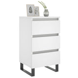 ZNTS Bedside Cabinets 2 pcs White 40x35x69 cm Engineered Wood 826941