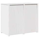Kitchen Cabinet MEPPEL White 106 x 55 x 92 cm Solid Pine Wood 868162