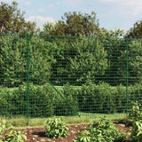 Wire Mesh Fence with Spike Anchors Green 2.2x25 m 154111