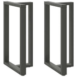 ZNTS Bar Table Legs T-Shaped 2 pcs Anthracite 60x35x cm Steel 4013094