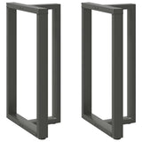 Bar Table Legs T-Shaped 2 pcs Anthracite 60x35x cm Steel 4013094