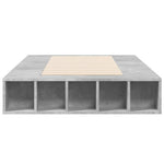 Bed Frame without Mattress Concrete Grey 90x190 cm Single 3280527