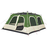 Family Tent Dome 10-Person Green Quick Release 4004239