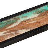 Wall Shelves 2 pcs 110x17x17 cm Solid Wood Reclaimed and Iron 353793