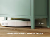 Modern Two-Drawer Shoe Cabinet - Green T3398P344853