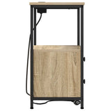 Bedside Cabinet with Drawer 2 pcs Sonoma Oak 40 x 31 x 60 cm 859443