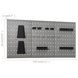 Workbench with Three Wall Panels 3053426