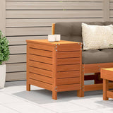 Garden Footstool Wax Brown 62x31.5x52 cm Solid Wood Pine 844890
