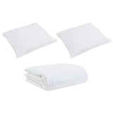 Duvet Set with Pillow 3 pcs White Down Feather 3377004