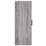 Wall Mounted Cabinet Grey Sonoma 34.5x34x90 cm Engineered Wood 830522