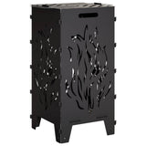 Fire Pit Black 47 x 38 x 75 cm Steel 8012586