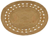 Area Rugs Natural 240 cm Jute 42010804