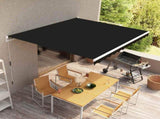 Manual Awning 3 x 2.5 m Anthracite 100% Polyester 274771