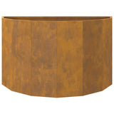 Planter Rusty 90 x 45 x 50 cm Weathering Steel 883716