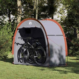 Bike Storage Tent with Roof Grey and Orange 210 x 90 x 174 cm 42001004