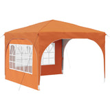 Pop-up Party Tent 290 x 290 x 245 cm Orange 42019866