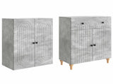 Cabinet Set 2 pcs 66 x 34.5 x 90 cm Engineered Wood 3416487