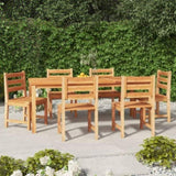 7 Piece Garden Dining Set Solid Wood Teak 3157191